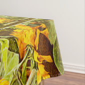 Gelbgrün-Gelb-Vintag Tischdecke (Beispiel)