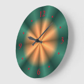 Gelbgrün-Gelbgrün-Gelbgrün-Gelb-Gelb-Sonnenschutzg Große Wanduhr (Winkel)