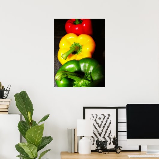 Gelbgrün Poster (Heimbüro)