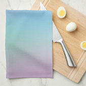 Gelbgrün rosa Blaue Lila Vorlage Geschirrtuch (Viertel Falte)