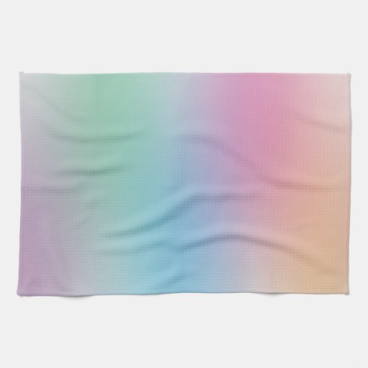 Gelbgrün rosa Blaue Lila Vorlage Geschirrtuch (Horizontal)