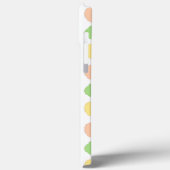 Gelbgrün-rosa-orangefarbene Girl mit Afro Case-Mate iPhone Hülle (Rückseite / Links)