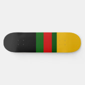 Gelbgrün-schwarz-Blockdesign Skateboard (Horizontal)