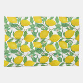 Gelbgrün-weißes Zitronenmuster Geschirrtuch (Horizontal)