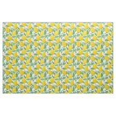 Gelbgrün-weißes Zitronenmuster Stoff (Yard (91,4 cm))