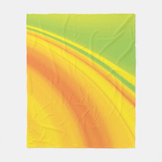 Gelbgrüne Farbe mit Hintergrund Fleecedecke (Vorderseite)