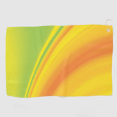 Gelbgrüne Farbe mit Hintergrund Golfhandtuch (Horizontal)