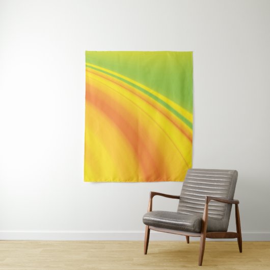 Gelbgrüne Farbe mit Hintergrund Wandteppich (Beispiel)