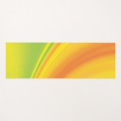 Gelbgrüne Farbe mit Hintergrund Yogamatte (Vorderseite (Horizontal))