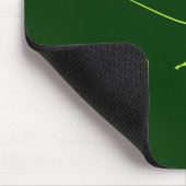 Gelbgrüne Grille Mousepad (Ecke)