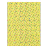 Gelbgrüne Tulip-Wildblume Blossom Tischdecke (Vorderseite)