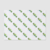 Gelbgrüner Seepferd Seidenpapier (Vorderseite)