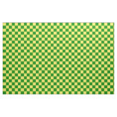 Gelbgrünes Schachbrettmuster für Karos Stoff (Yard (91,4 cm))