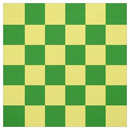 Gelbgrünes Schachbrettmuster für Karos Stoff (Muster)