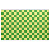 Gelbgrünes Schachbrettmuster für Karos Stoff (Fat Quarter (45,7 x 55,9 cm))