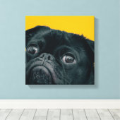 Gelbhund Leinwanddruck (Insitu (Holzboden))