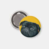 Gelbhund Magnet (Vorderseite/Rückseite)