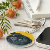 Gelbhund Schlüsselanhänger (Vorderseite rechts)