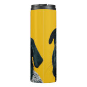 Gelbhund Thermosbecher (Rückseite)