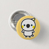 Gelbkakadu Button (Vorne & Hinten)