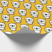 Gelbkakadu Geschenkpapier (Ecke)