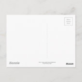 Gelbkaleidoskopmuster Postkarte (Rückseite)