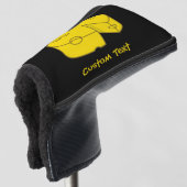 Gelbkäse Golf Headcover (3/4 Vorderseite)