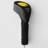 Gelbkäse Golf Headcover (angewinkelt)