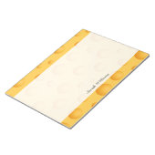 Gelbkäse-Muster Notizblock (angewinkelt)
