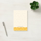 Gelbkäse-Muster Post-it Klebezettel (Büro)