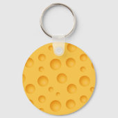 Gelbkäse-Muster Schlüsselanhänger (Vorderseite)