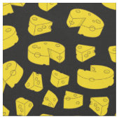 Gelbkäse-Muster Stoff (Nahaufnahme)