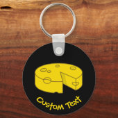 Gelbkäse-Schlüsselanhänger Schlüsselanhänger (Vorderseite)