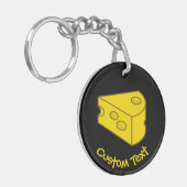 Gelbkäse-Schlüsselanhänger Schlüsselanhänger (Vorderseite links)