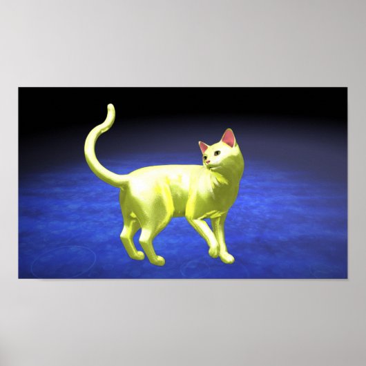 Gelbkatzenwende Poster (Vorne)