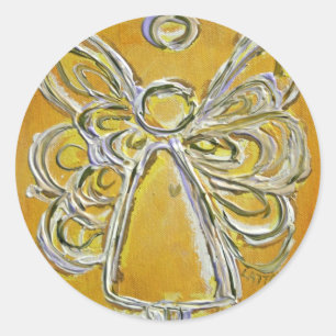 Gelbkleber Runder Aufkleber