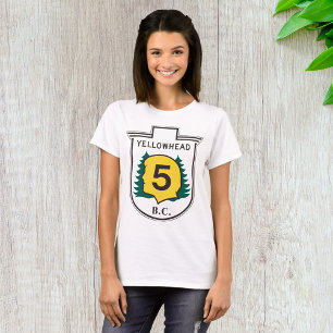 Gelbköpfiges Straßenschild T-Shirt