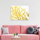 Gelbkoralle Leinwanddruck (Insitu (Wohnzimmer))
