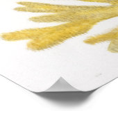 Gelbkoralle Poster (Ecke)