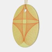 Gelbkreuz Keramik Ornament (Links)