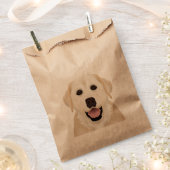 Gelblabrador Retriever Cartoon Geschenktütchen (Ausgeschnitten)