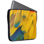 GELBLAU UND ROTE VÖGEL DER PARADISISCHEN BLUME LAPTOPSCHUTZHÜLLE (Vorne Rechts)