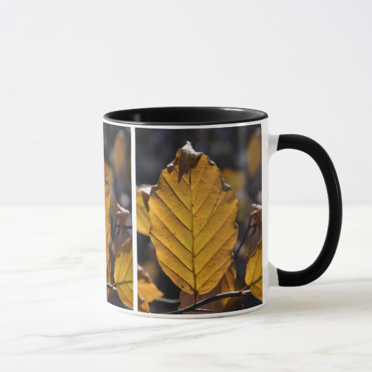 Gelbleder-Tasse Tasse (Rechts)