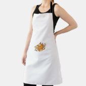 gelblich-orange, orange-gelb dekorativ schürze (InSitu)