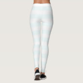 Gelblich weiß und weiß, horizontal gestreift leggings (Rückseite)