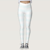Gelblich weiß und weiß, horizontal gestreift leggings (Vorderseite)