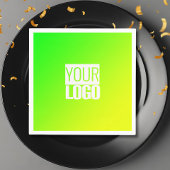 gelblicher Gradient - Ihr Logo Serviette