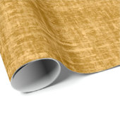 Gelbliches Leinen Geschenkpapier (Rolleneckpunkt)