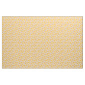 Gelbliches mittelmodernes florales Muster Stoff (Yard (91,4 cm))