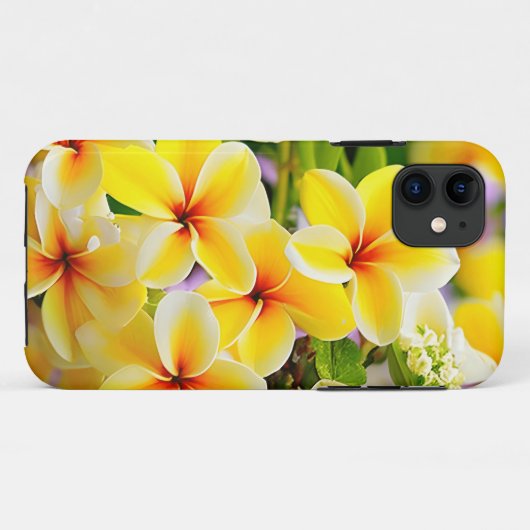 Gelblila-Blume Case-Mate iPhone Hülle (Rückseite (Horizontal))